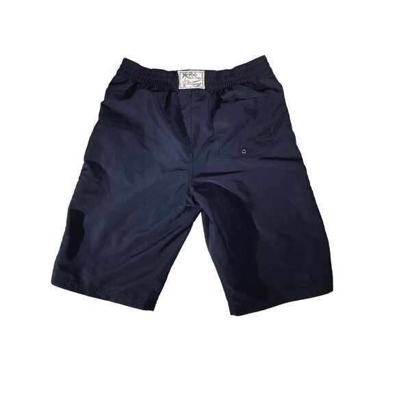 Polo Ralph Lauren Men’s Navy With Big Red Horseman Trunks - Picture 2 of 5